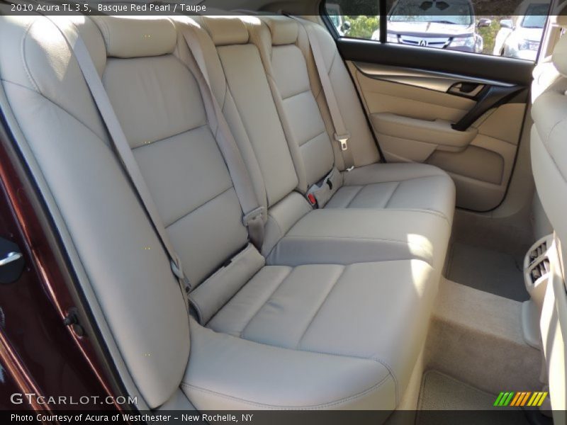 Basque Red Pearl / Taupe 2010 Acura TL 3.5