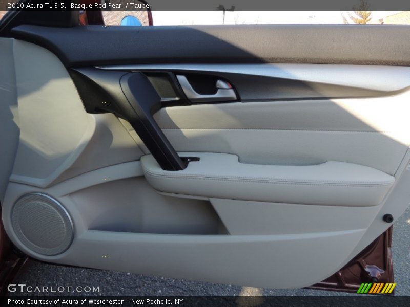 Basque Red Pearl / Taupe 2010 Acura TL 3.5