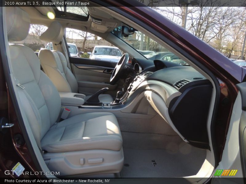 Basque Red Pearl / Taupe 2010 Acura TL 3.5