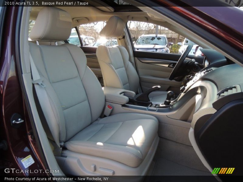 Basque Red Pearl / Taupe 2010 Acura TL 3.5