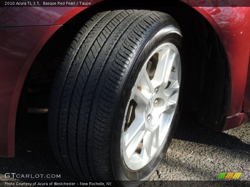 Basque Red Pearl / Taupe 2010 Acura TL 3.5