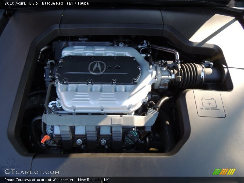 Basque Red Pearl / Taupe 2010 Acura TL 3.5