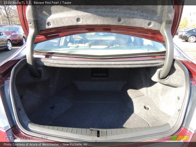 Basque Red Pearl / Taupe 2010 Acura TL 3.5