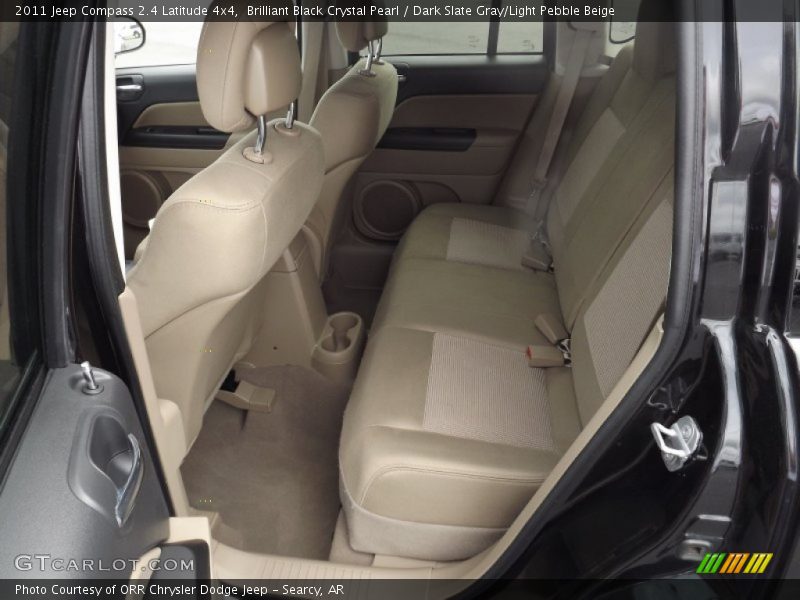 Brilliant Black Crystal Pearl / Dark Slate Gray/Light Pebble Beige 2011 Jeep Compass 2.4 Latitude 4x4