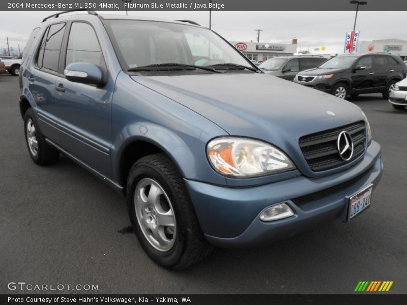 Platinum Blue Metallic / Java Beige 2004 Mercedes-Benz ML 350 4Matic