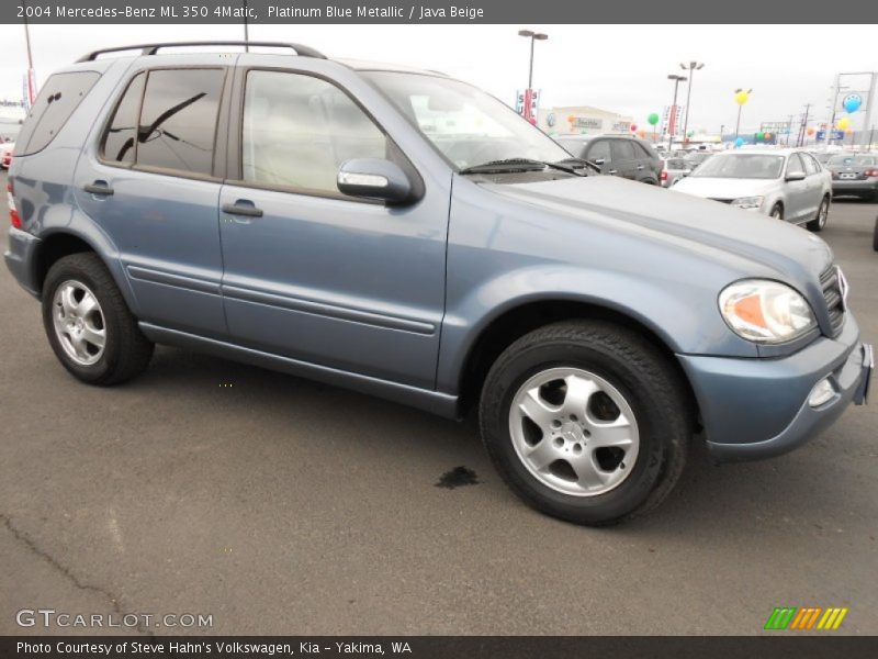 Platinum Blue Metallic / Java Beige 2004 Mercedes-Benz ML 350 4Matic
