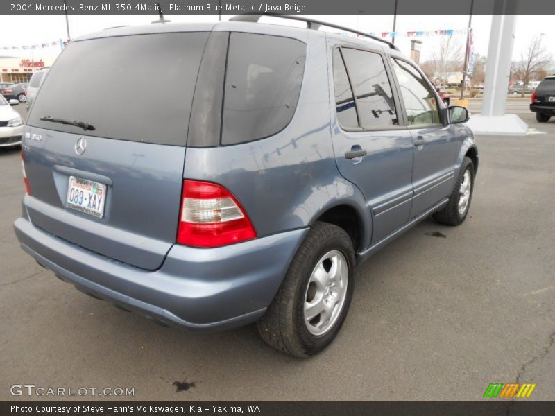 Platinum Blue Metallic / Java Beige 2004 Mercedes-Benz ML 350 4Matic