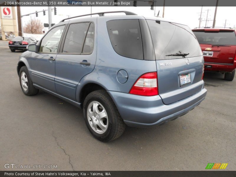 Platinum Blue Metallic / Java Beige 2004 Mercedes-Benz ML 350 4Matic