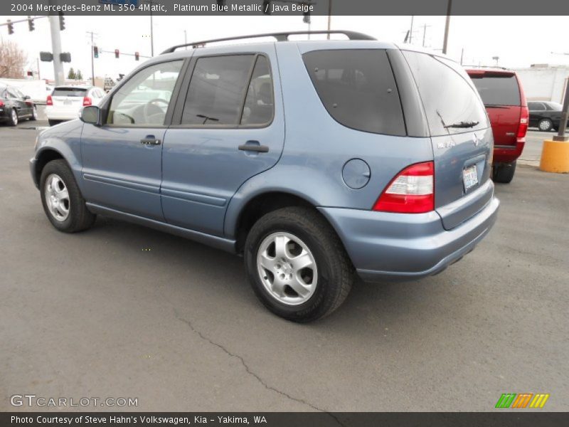 Platinum Blue Metallic / Java Beige 2004 Mercedes-Benz ML 350 4Matic