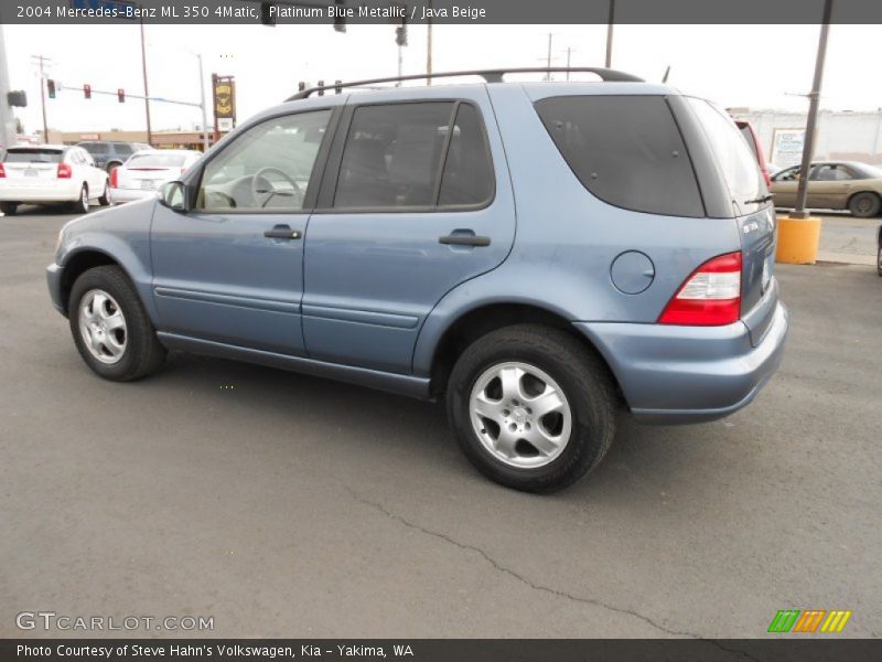 Platinum Blue Metallic / Java Beige 2004 Mercedes-Benz ML 350 4Matic