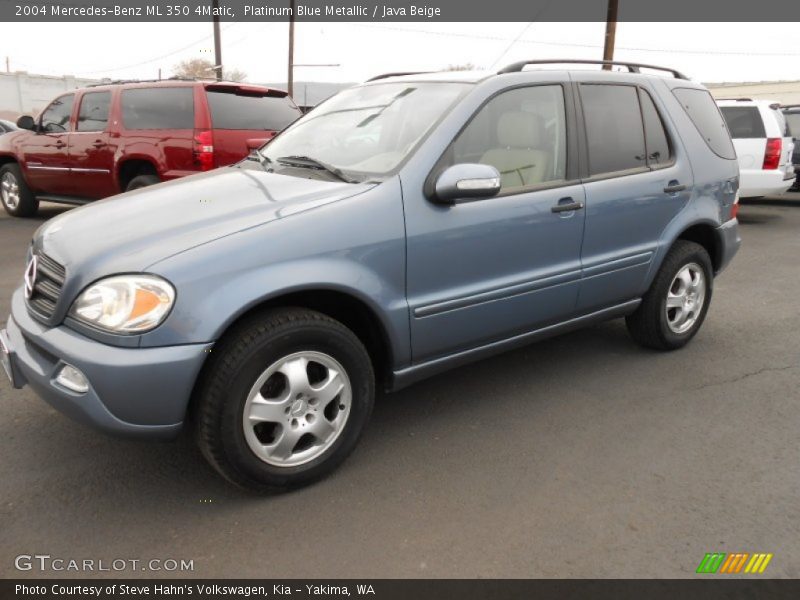 Platinum Blue Metallic / Java Beige 2004 Mercedes-Benz ML 350 4Matic