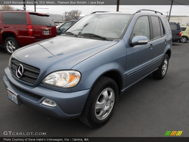 Platinum Blue Metallic / Java Beige 2004 Mercedes-Benz ML 350 4Matic