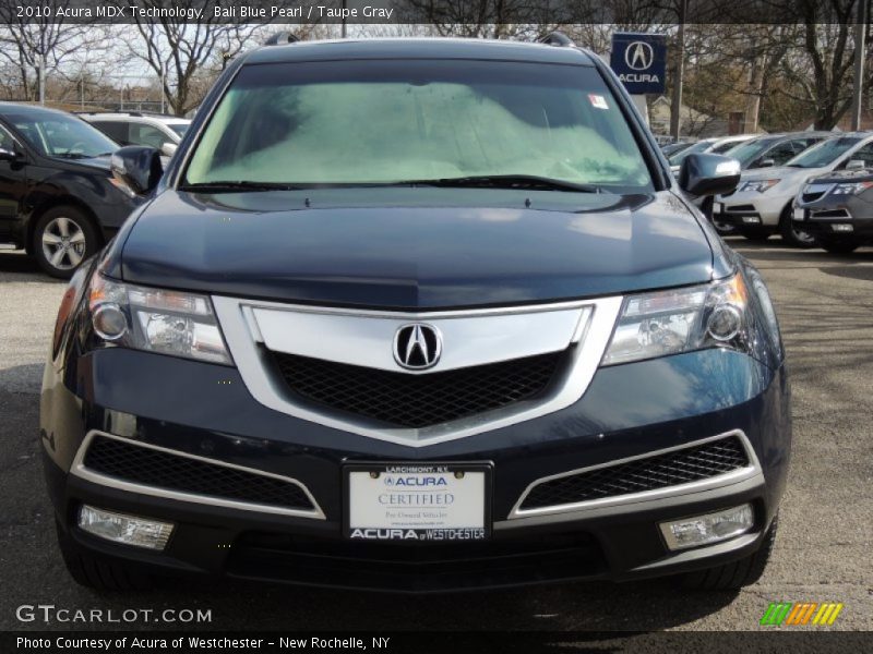 Bali Blue Pearl / Taupe Gray 2010 Acura MDX Technology
