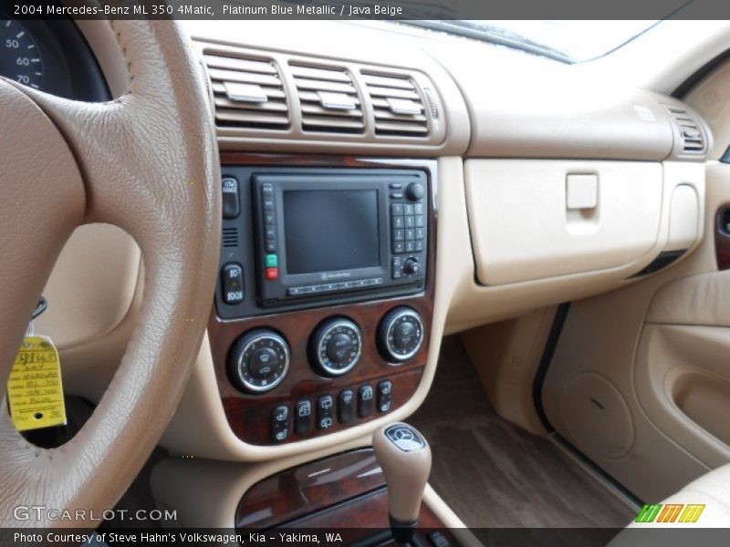 Platinum Blue Metallic / Java Beige 2004 Mercedes-Benz ML 350 4Matic
