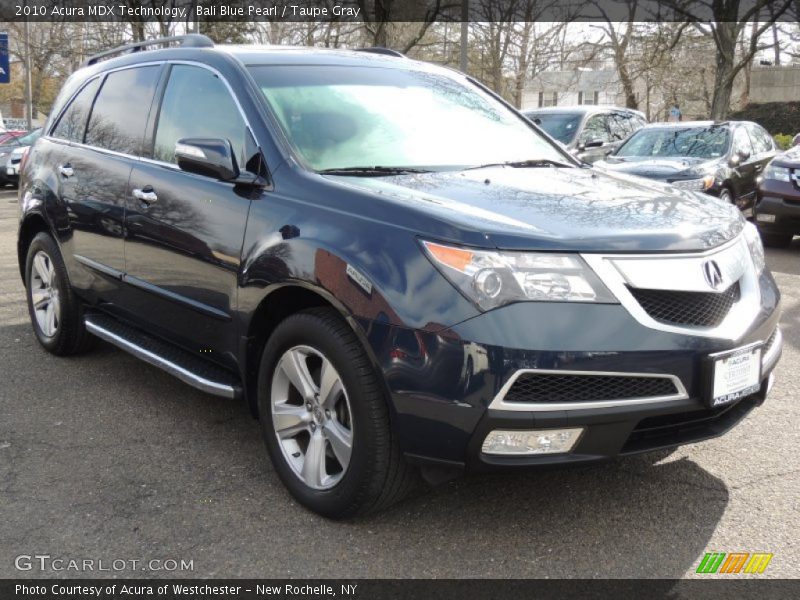 Bali Blue Pearl / Taupe Gray 2010 Acura MDX Technology