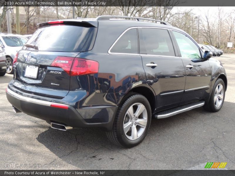 Bali Blue Pearl / Taupe Gray 2010 Acura MDX Technology