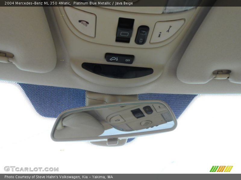 Platinum Blue Metallic / Java Beige 2004 Mercedes-Benz ML 350 4Matic