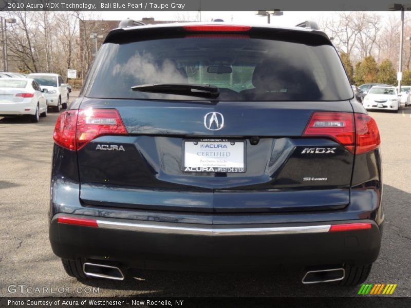 Bali Blue Pearl / Taupe Gray 2010 Acura MDX Technology