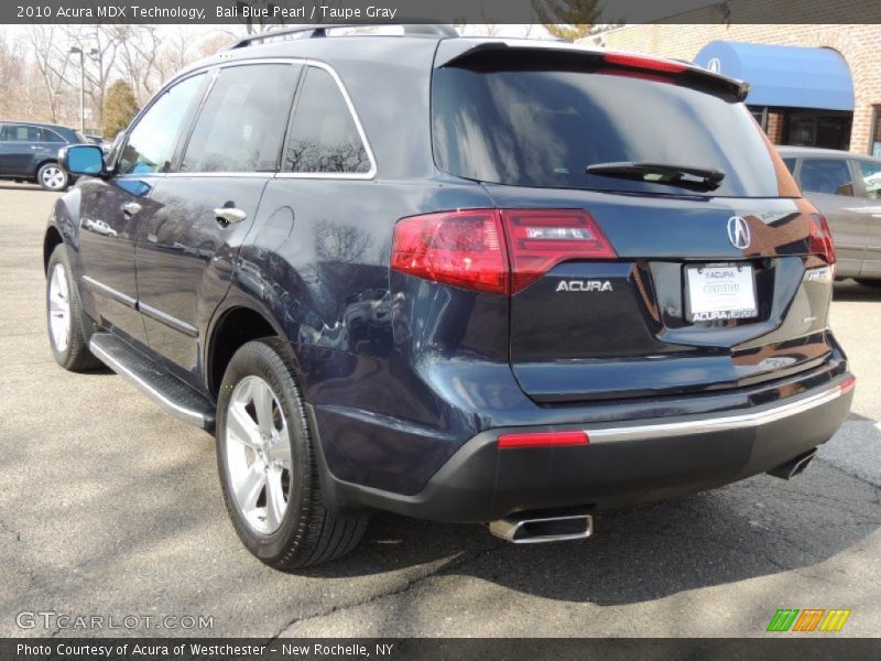 Bali Blue Pearl / Taupe Gray 2010 Acura MDX Technology