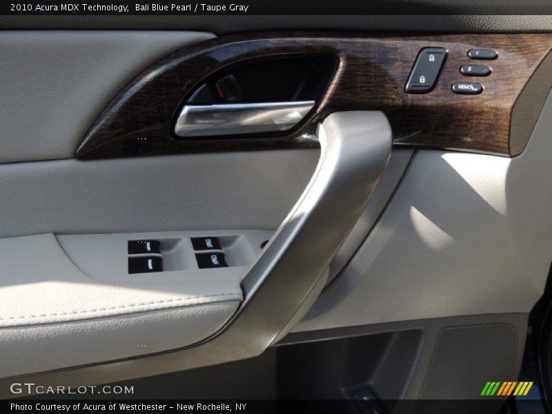 Bali Blue Pearl / Taupe Gray 2010 Acura MDX Technology