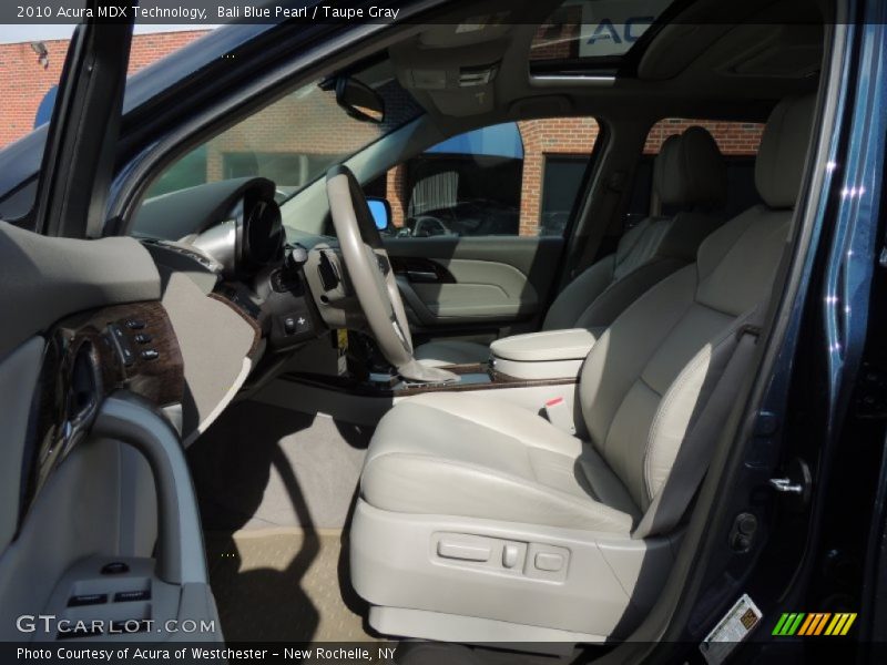 Bali Blue Pearl / Taupe Gray 2010 Acura MDX Technology