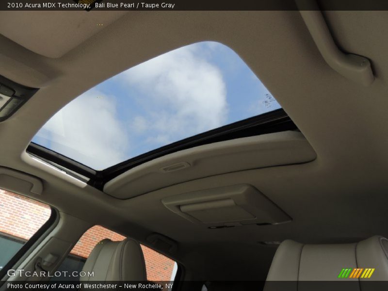 Bali Blue Pearl / Taupe Gray 2010 Acura MDX Technology