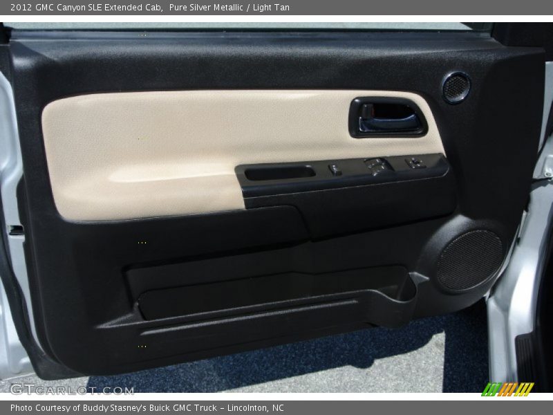 Pure Silver Metallic / Light Tan 2012 GMC Canyon SLE Extended Cab
