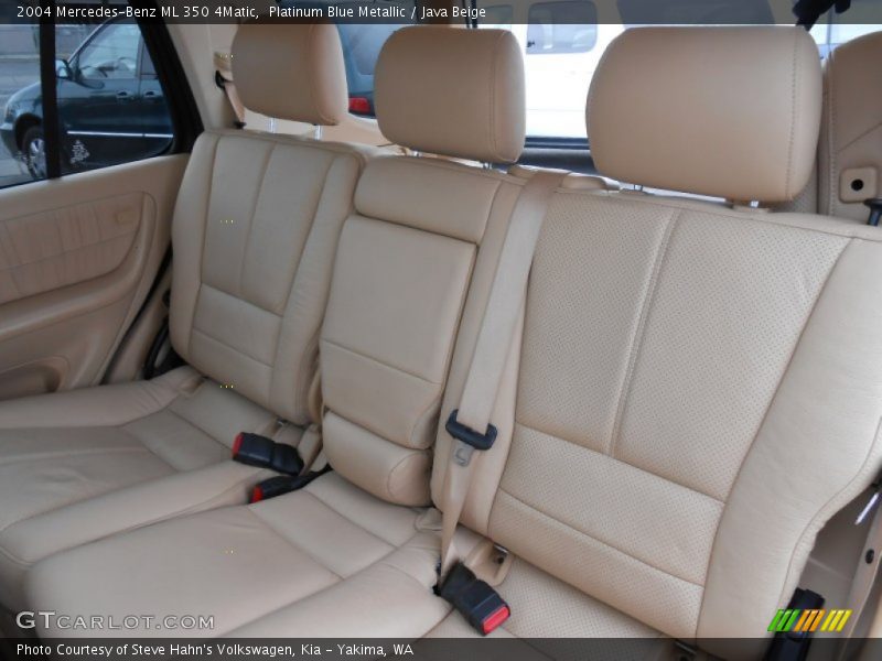 Rear Seat of 2004 ML 350 4Matic