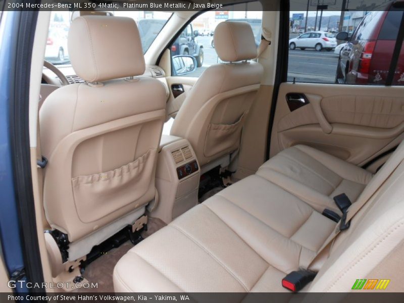 Platinum Blue Metallic / Java Beige 2004 Mercedes-Benz ML 350 4Matic
