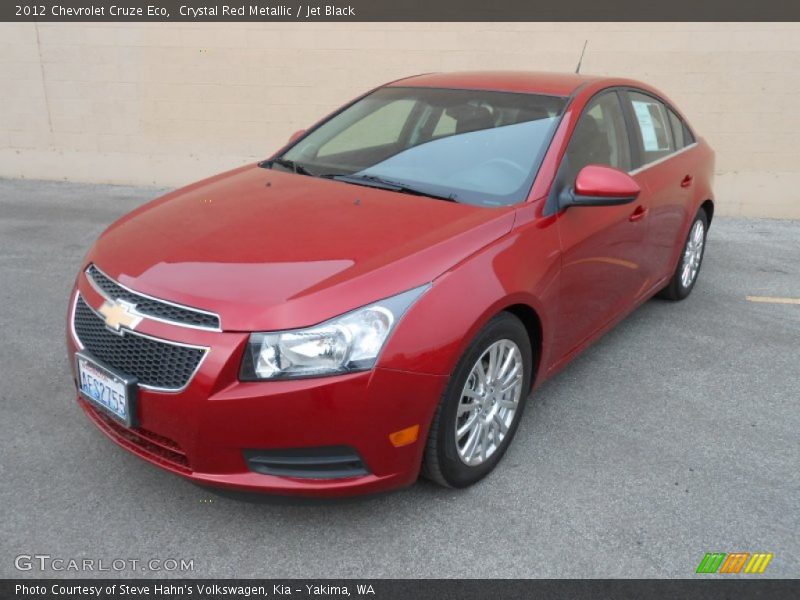 Crystal Red Metallic / Jet Black 2012 Chevrolet Cruze Eco