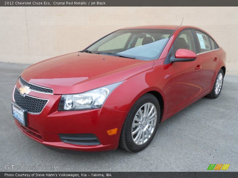 Crystal Red Metallic / Jet Black 2012 Chevrolet Cruze Eco