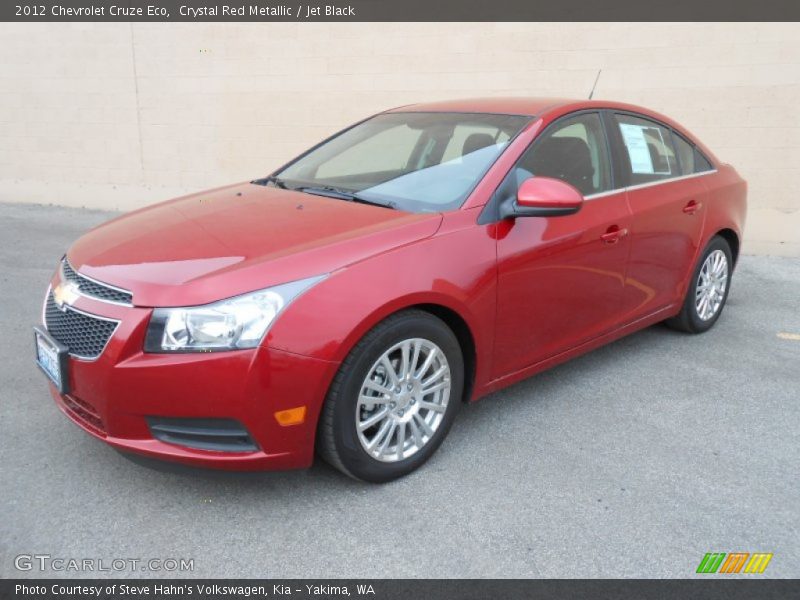 Crystal Red Metallic / Jet Black 2012 Chevrolet Cruze Eco