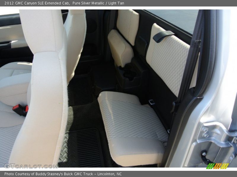 Pure Silver Metallic / Light Tan 2012 GMC Canyon SLE Extended Cab