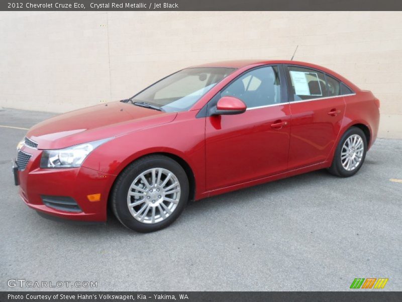 Crystal Red Metallic / Jet Black 2012 Chevrolet Cruze Eco