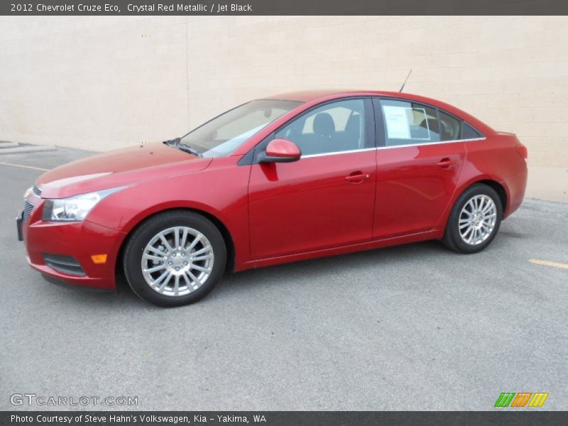 Crystal Red Metallic / Jet Black 2012 Chevrolet Cruze Eco