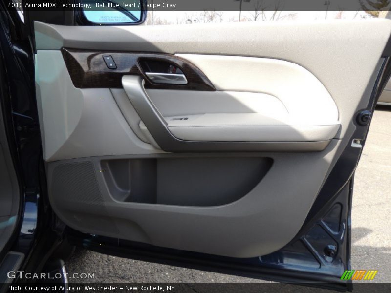 Bali Blue Pearl / Taupe Gray 2010 Acura MDX Technology