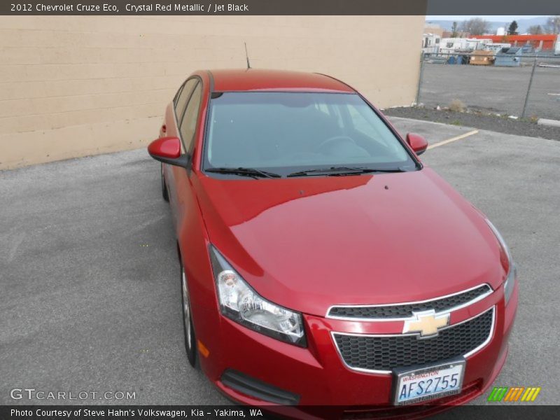 Crystal Red Metallic / Jet Black 2012 Chevrolet Cruze Eco