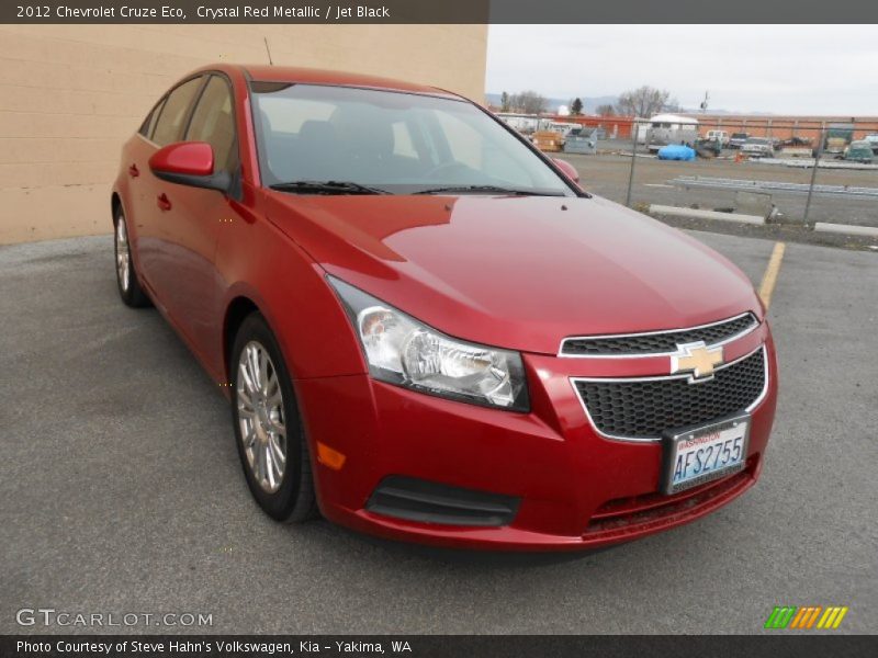 Crystal Red Metallic / Jet Black 2012 Chevrolet Cruze Eco