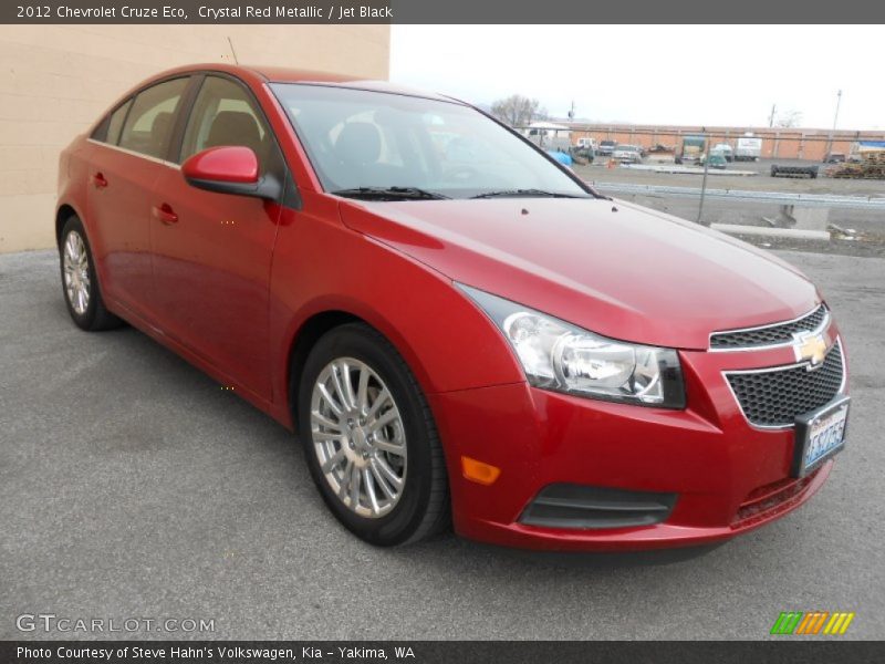 Crystal Red Metallic / Jet Black 2012 Chevrolet Cruze Eco