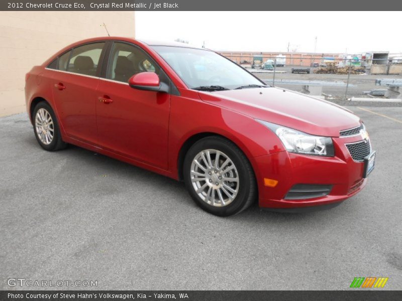 Crystal Red Metallic / Jet Black 2012 Chevrolet Cruze Eco