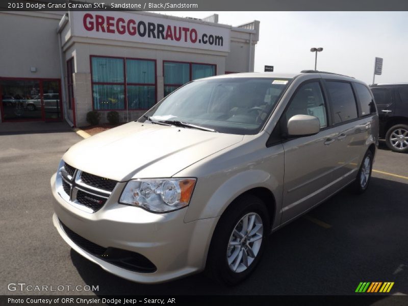 Sandstone / Black/Sandstorm 2013 Dodge Grand Caravan SXT