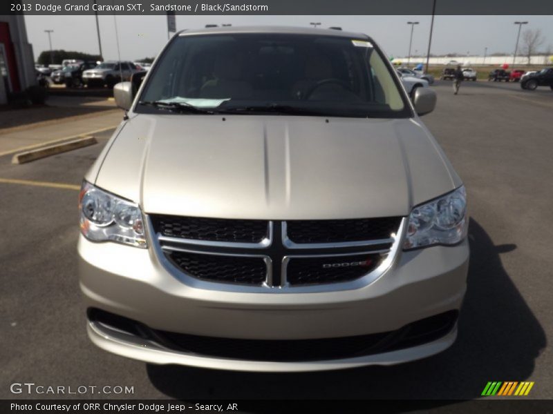 Sandstone / Black/Sandstorm 2013 Dodge Grand Caravan SXT