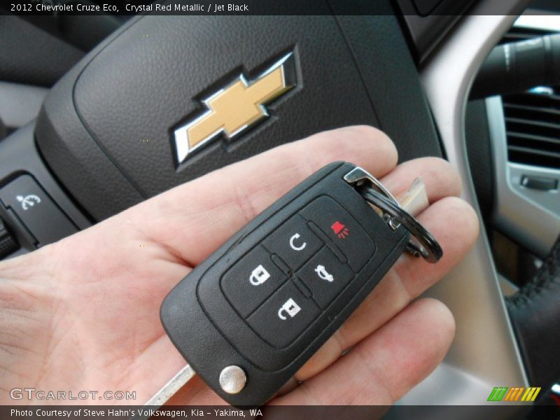 Crystal Red Metallic / Jet Black 2012 Chevrolet Cruze Eco