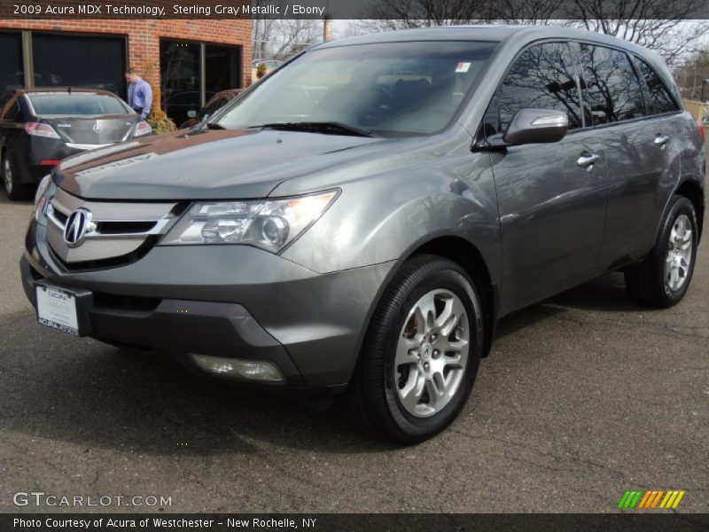 Sterling Gray Metallic / Ebony 2009 Acura MDX Technology