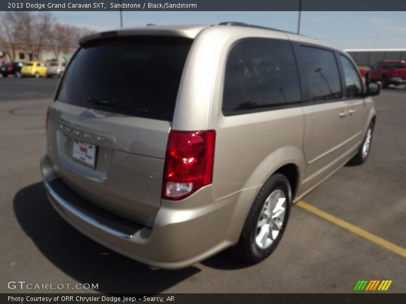Sandstone / Black/Sandstorm 2013 Dodge Grand Caravan SXT