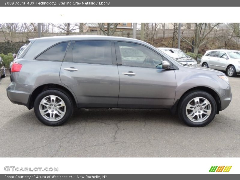 Sterling Gray Metallic / Ebony 2009 Acura MDX Technology