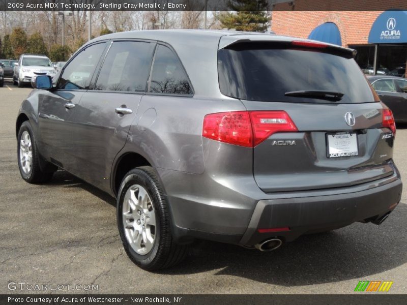 Sterling Gray Metallic / Ebony 2009 Acura MDX Technology
