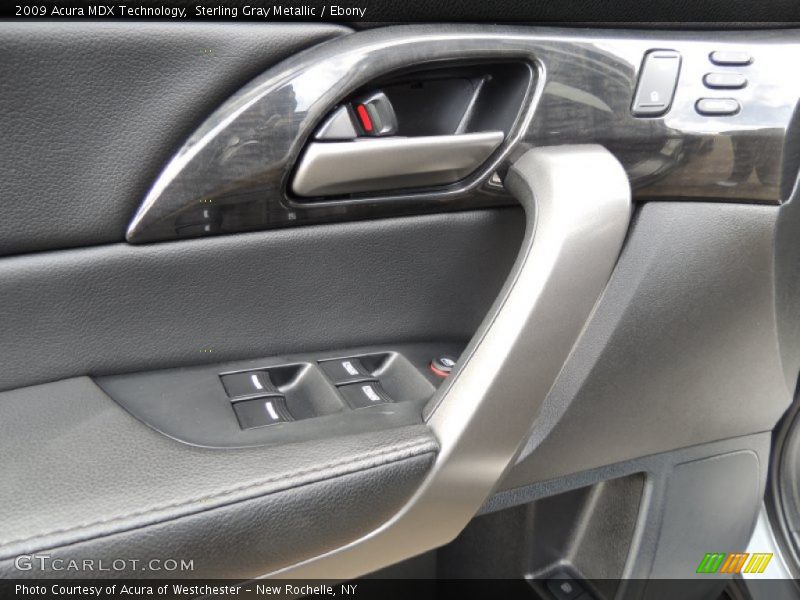 Sterling Gray Metallic / Ebony 2009 Acura MDX Technology