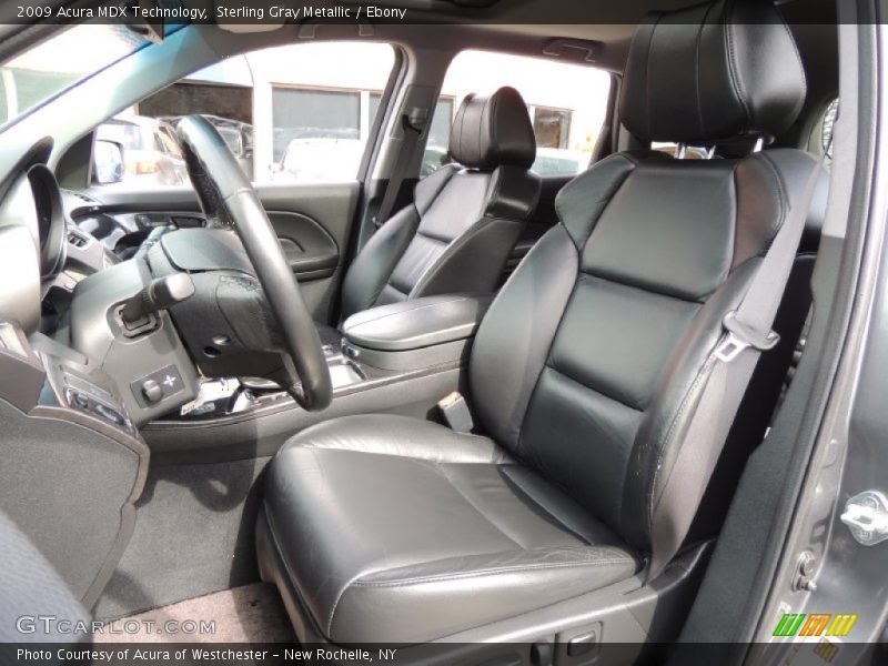 Sterling Gray Metallic / Ebony 2009 Acura MDX Technology
