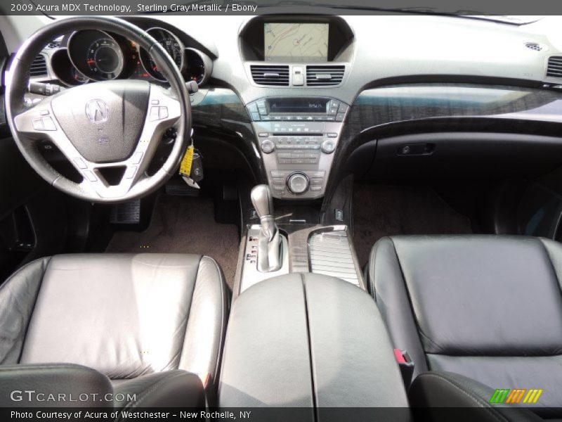 Sterling Gray Metallic / Ebony 2009 Acura MDX Technology